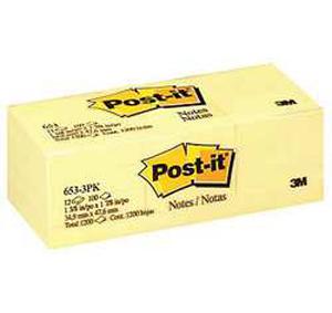 Post-it-Pad 1.5" x 2" 3M